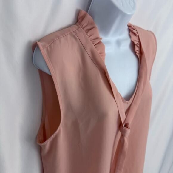 Elle Sleeveless Blouse Size X-Large - Picture 4 of 9